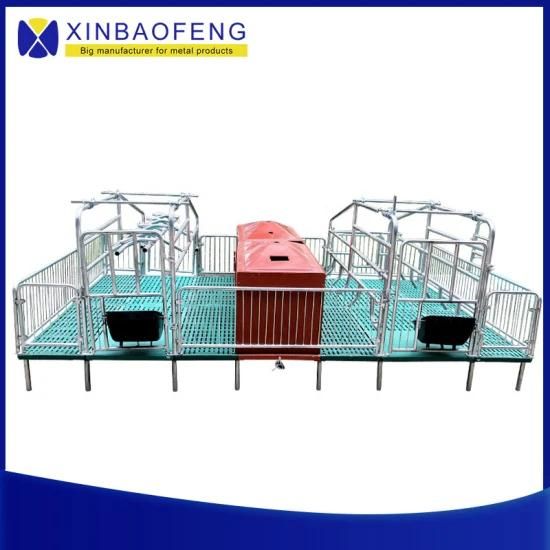 Chinese Made Pig Farm Machinery Galvanized Pig Farrowing Crate for Sale