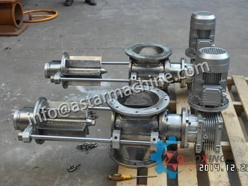 Self-Cleaning Al-200 Cement Plant Rotary Valve Rotary Feeder