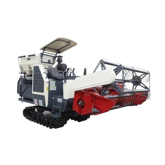 Self-Propelled Full Feed Rubber Track Combine Harvester 4lz-4.0e