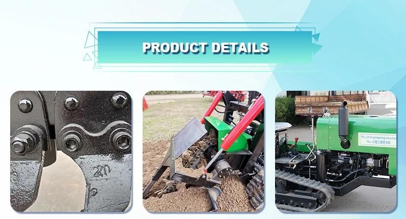Tractor Ditcher/Chain Trencher Machine/Digging Ditching Trenching Machine