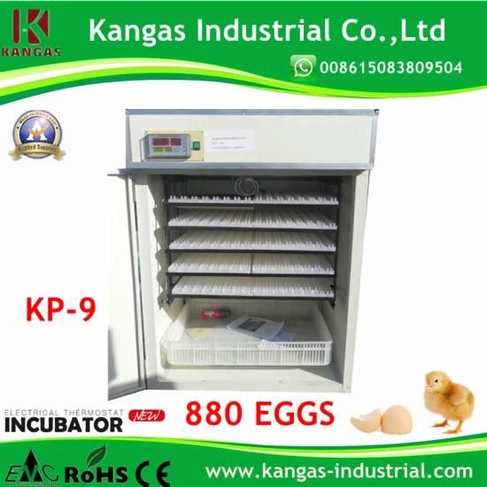 Fully Automatic Digital Quail Egg Incubator Hatchery Machine 880 Eggs