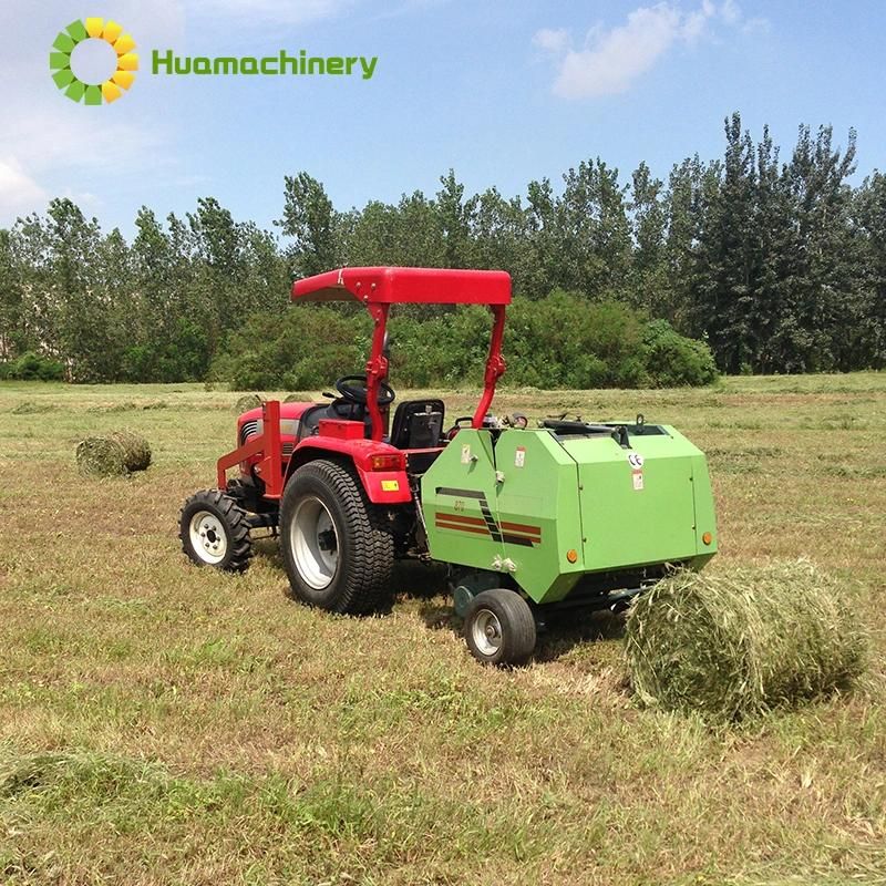 Small Tractor Hitched 8050 Mini Round Grass Hay Baler