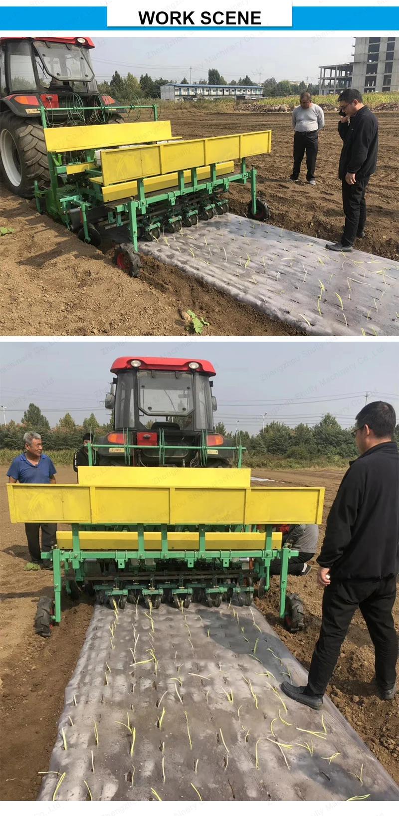 Agriculture Tractor Driven Vegetable Seeder Cabbage Garlic Onion Planter Transplanter