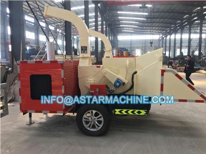 Full Automatic Wood Logs Hammer Mill Tree Branch Grinder