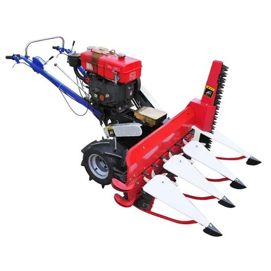 4WD Tractor Front Link Rice Combine Harvester Paddy Cutting Harvester Machine