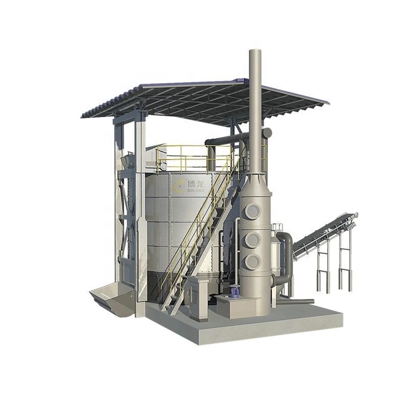 Stainless Steel Breeding Livestock and Poultry Manure Utilization Bio-Organic Fertilizer Fermentation Tank Equipment