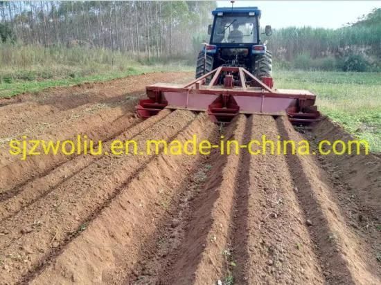 Heavy Duty Tractor-Hanging Double Rows Cassava Ridging Machine for Sale