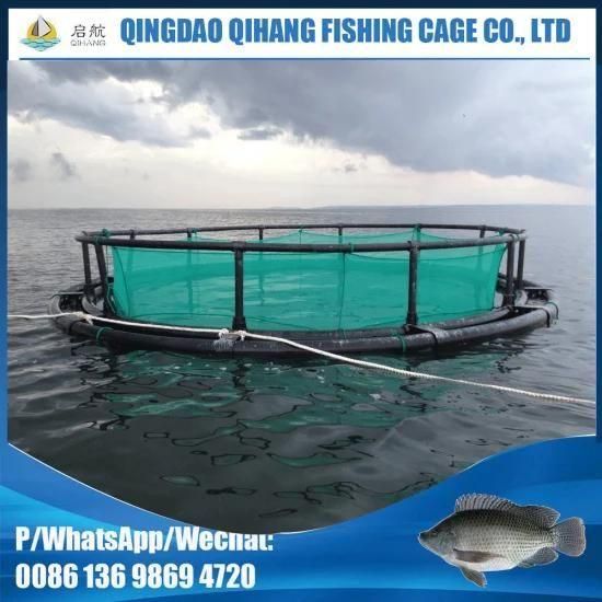 Qihang Fish Farming Net Cage with Knotless Net Bag