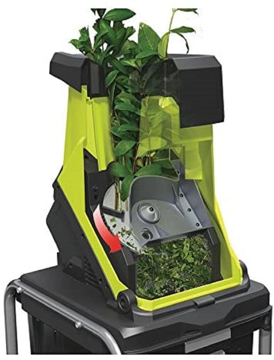 2500W-Powerful Electric Garden Shredder with-Larger 45L Whole Plastic Case-Power Tools