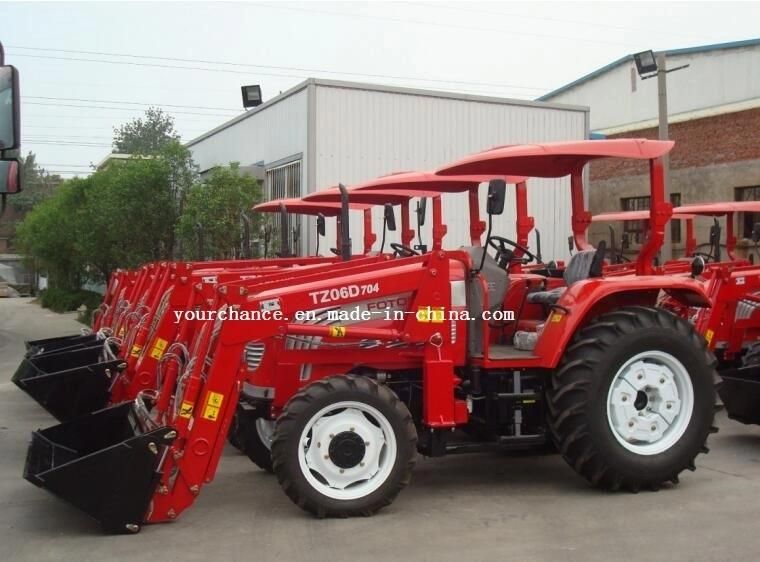 Germany Hot Sale Tz06D Ce Certificate 45-65HP Wheel Farm Tractor Mounted Euro Quick Hitch Front End Loader