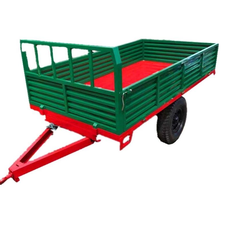 7cx-6t Hydraulic Tipping Trailer for Farm Tractor Use