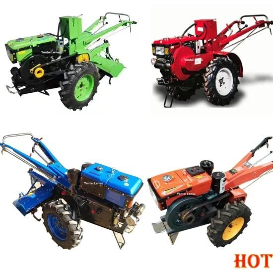Hot Sale Factory Directly Sale High Quality Water Cooled Diesel Two Wheel Walking Tractor ...