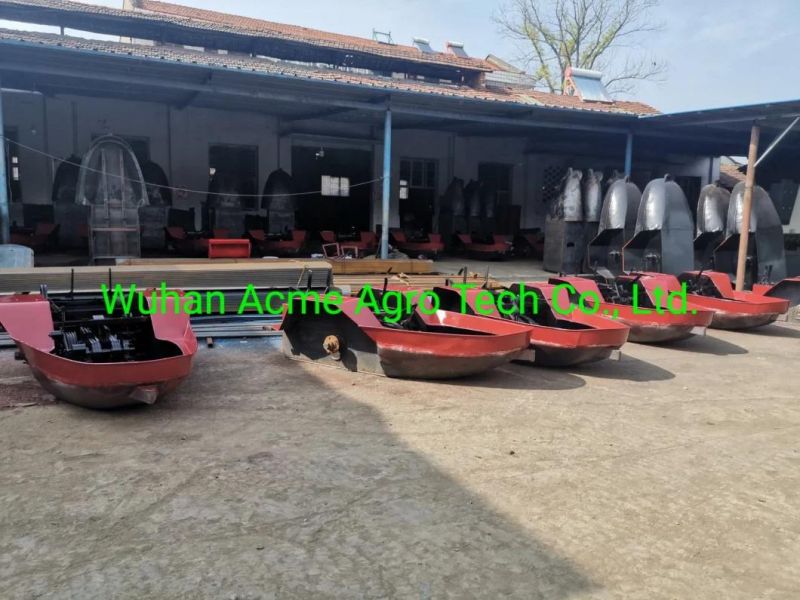 Paddy Field Tractor Small Boat Tractor Paddy Tire Farm Boat Tractor for Rice Field Cultivation