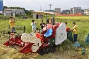 4lz-1.5A Rice Wheat Triple Belt Agricultural Harvesting Harvester Machine