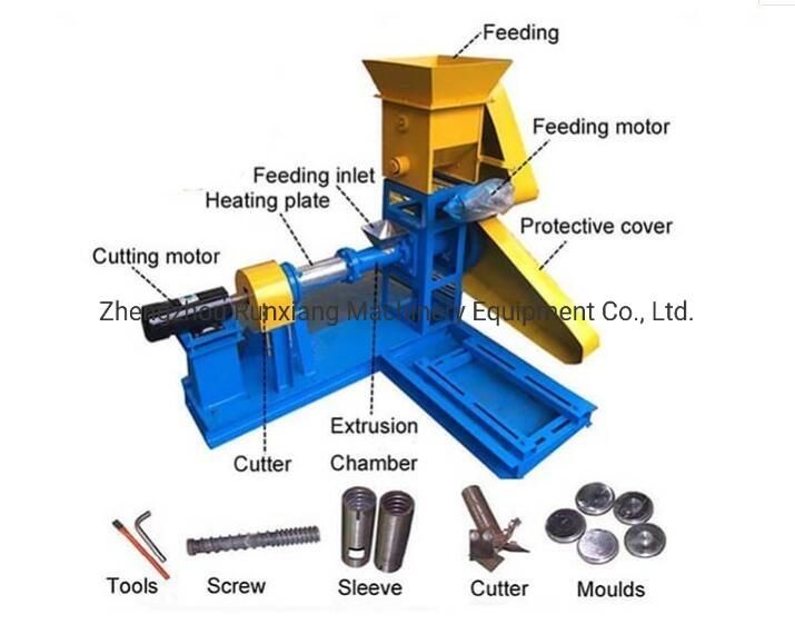 Price Chicken Goat Shrimp Rabbit Cattle Catfish Poultry Animal Feed Floating Fish Feed Pellet Machine