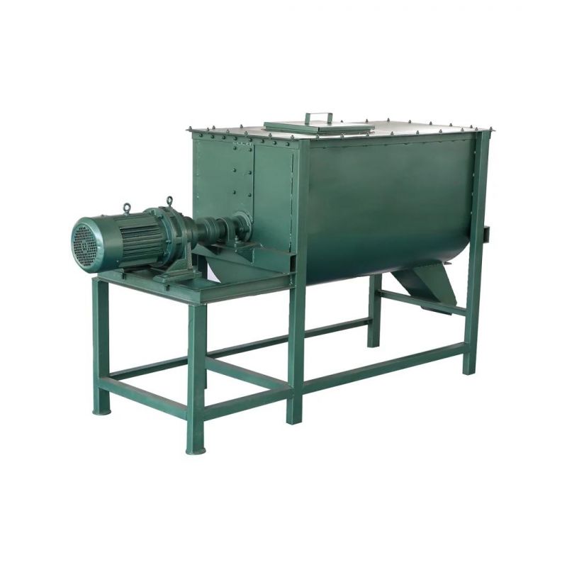 Green 250kg/Barrel Horiziontal Mixer for Feed Powder with CE
