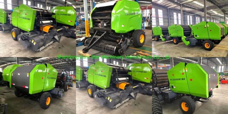 CE Round Hay Baler 9yk9010 Mini Large Small Square Grass Silage Straw Packing Machine Baling Press Rectangular Farm Agricultural Tractor Power Tiller Machinery