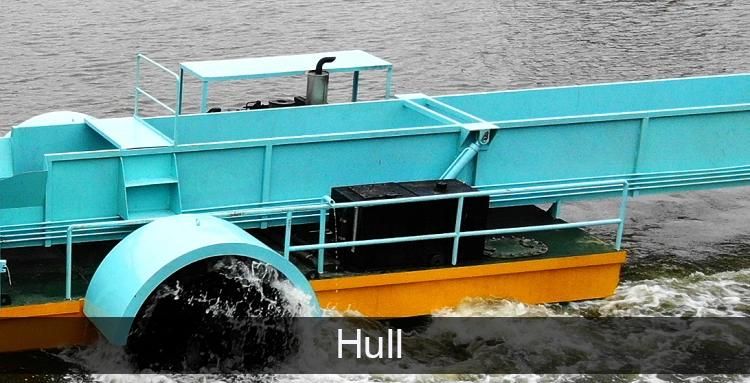 Multifunction Amphibious Seaweed Harvesting Boats Aquatic Weed Harvester for Ocean Clean up