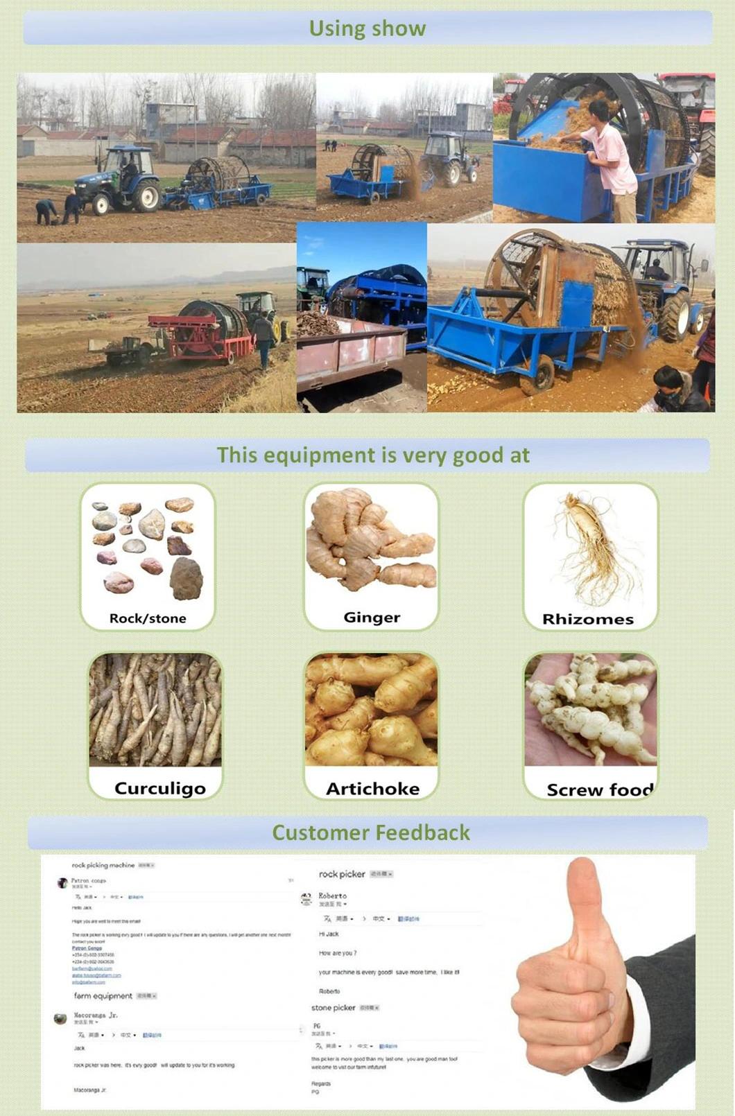 Stone Collecting Equipment for Farm (factory selling customization)