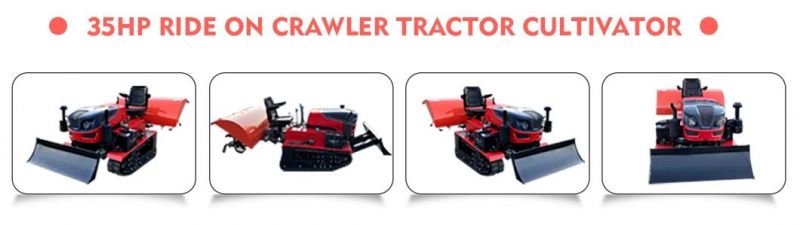 Popular High Power Advanced Small Tractor with Tracks 60 HP 90 HP Track Tractor