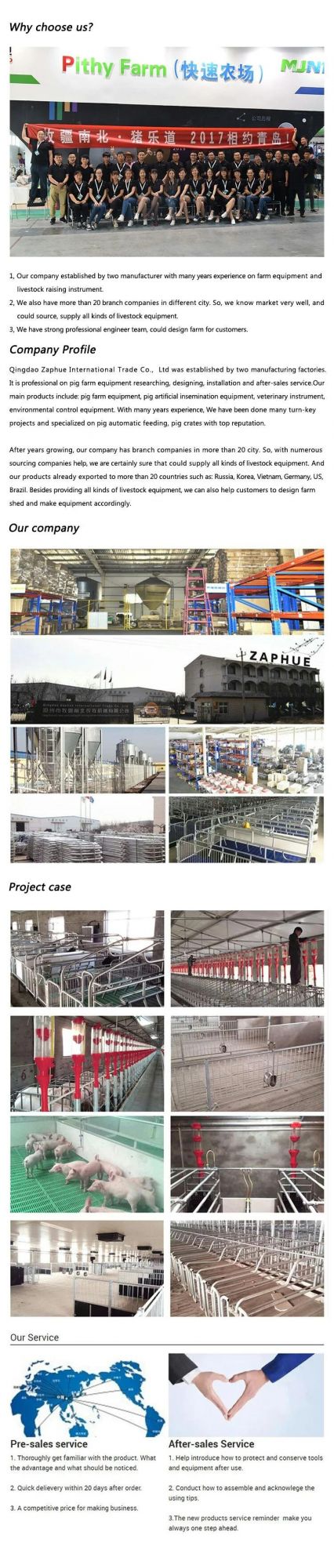 Factory Price Hot-DIP Galvanized Customized Size Pig Sow Farrowing Crate