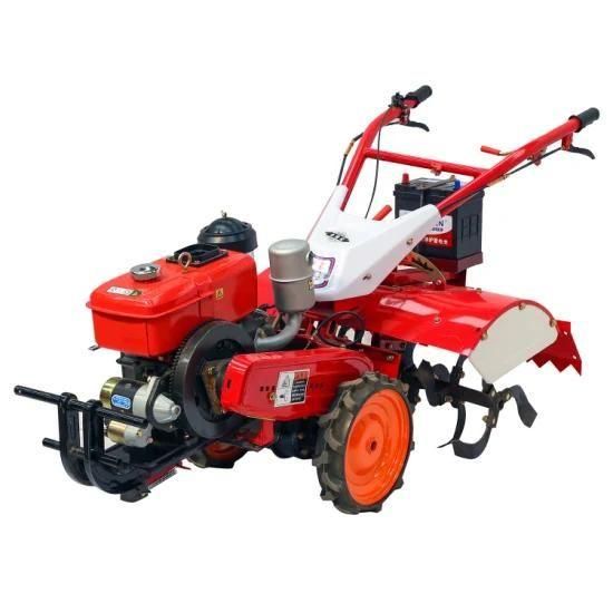 SGS Approved Factory Motoculteur Cultivator Cultivating Walking Tractor Tilling Diesel ...