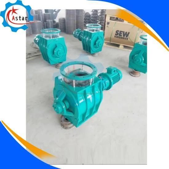 Self-Cleaning Al-200 Cement Plant Rotary Valve Rotary Feeder