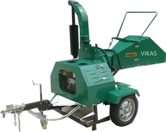 ATV Towing Diesel Powerful Wood Chips Making Machine with 18HP-50HP