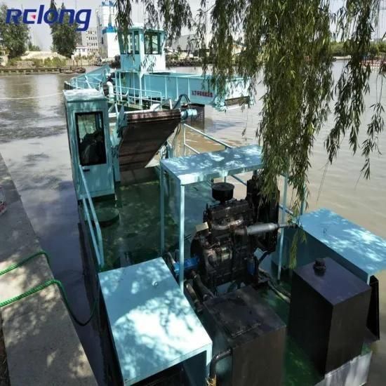 Floating Fully Automatic Mowing Boat/Aquatic Weed Harvester for Sale