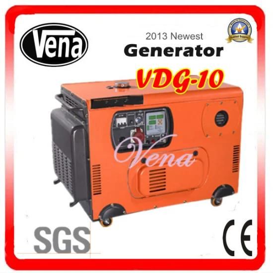 10 Kw Silent Diesel Generator Set Sound Proof Box Vdg-10