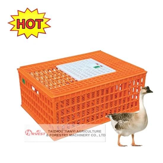 Hot Plastic Live Goose Duck Chicken Pigeon Bird Transport Crate Poultry Carrying Box Cage ...