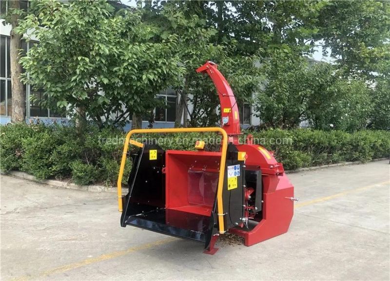 Tractor Pto Attachment Wood Cutting Machine Hydraulic in-Feeding System 7 Inches Chipper