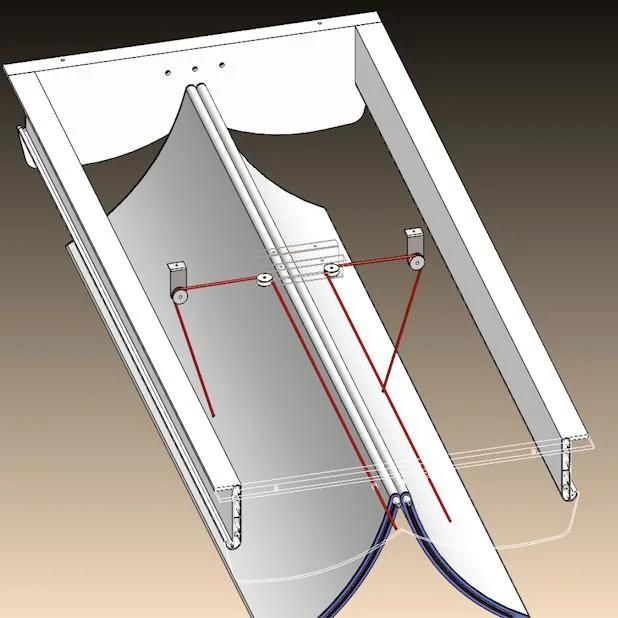 Double Open Air Ventilation Window Used in Livestock Equipment