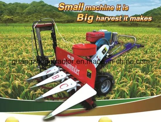 Small Diesel Engine Rice and Wheat Reaper Binder