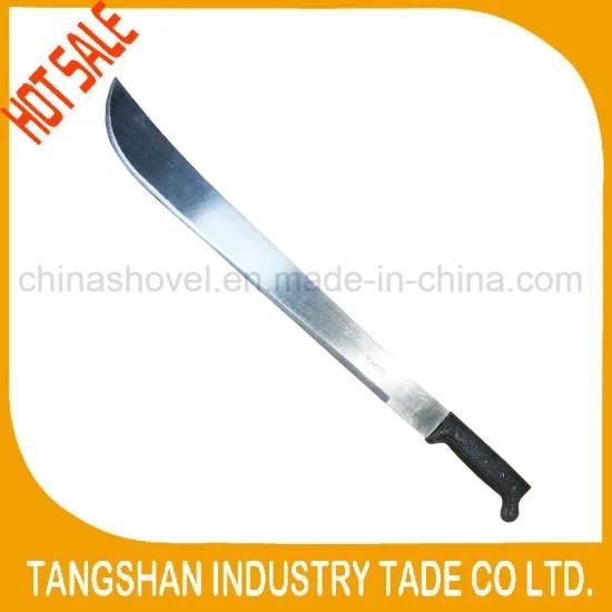High Quality Plastic Handle Rail Steel Matchet Caneknife