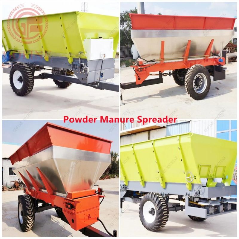Wet or Dry Animal Manure Spreader Powder Fertilizer Applicator Granular Organic Fertilizer Spreader