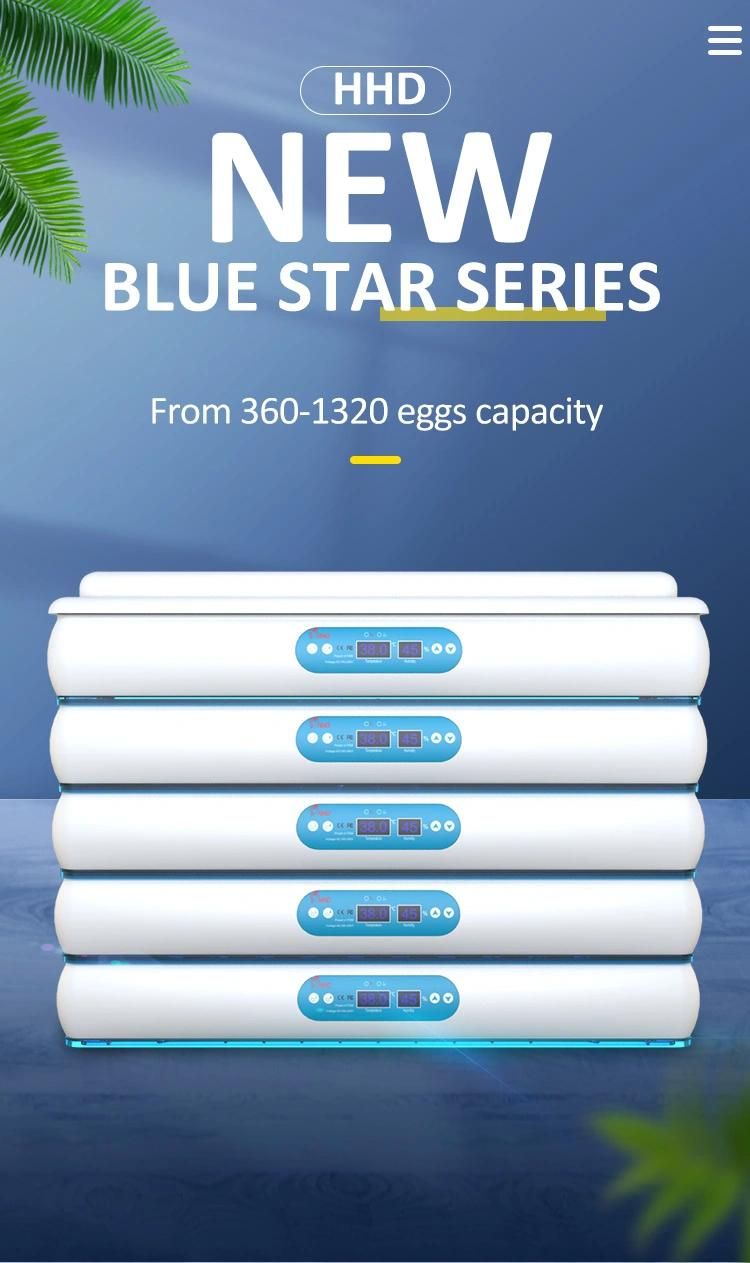 Hhd Blue Star Series 480 Eggs Hatchery Machine Made in China