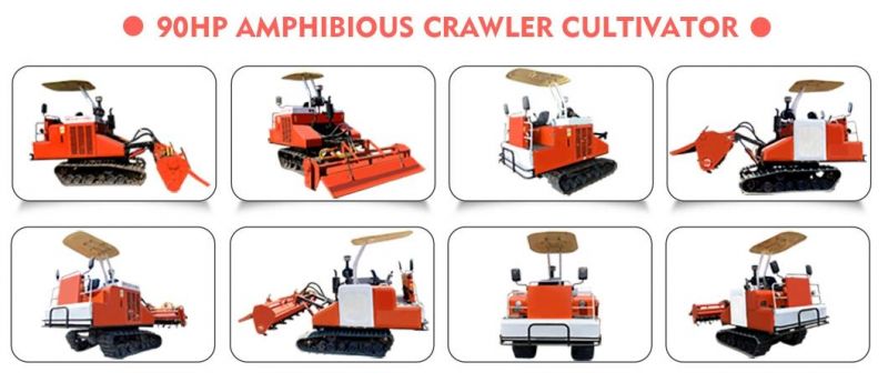 100% Customer Praise Forest Track Tractor Small Track Tractors Farm Crawler Mini Tractor