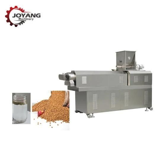 Inflated Puffed Feed Granules Extruder Floating Fish Feed Pellet Machine Mill Plant Animal ...