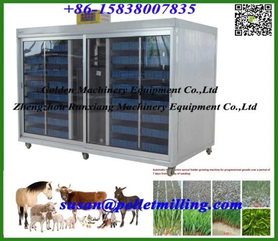 Hydroponic Systems Automatic Animal Feed Barley Grass Growing Planting Machine