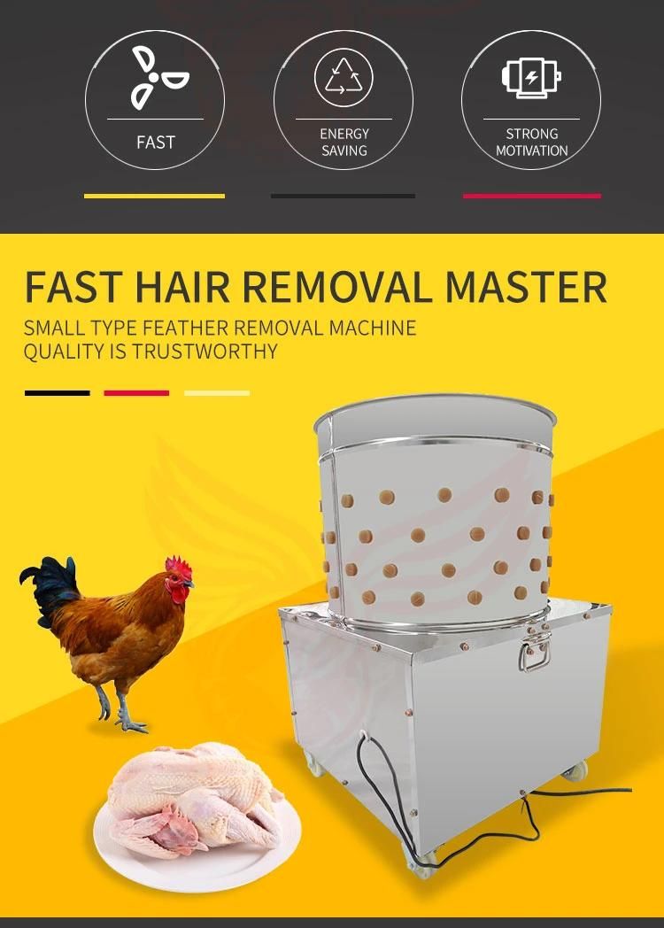 Automatic Industria Stainless Steel Poultry Feather Remove Machine Chicken Plucker