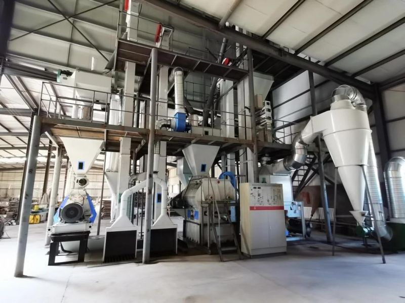 Automatic 3-5tph Animal Feed Machine for Poultry Chicken Pig Pet Cattle Sheep Including Feed Pellet Machine as Granuator, Grinding Machine, etc