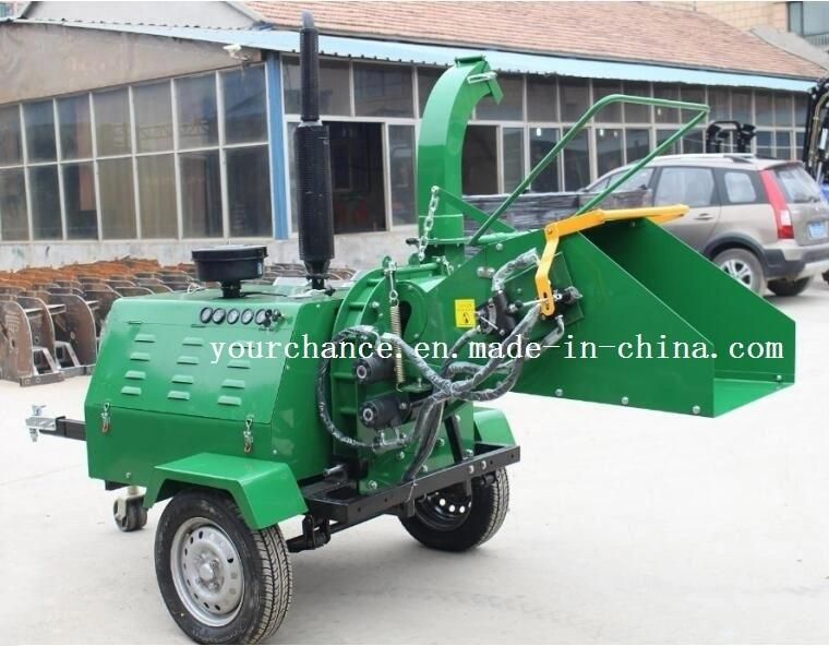 Factory Supply Forestry Machine Wc-18 18HP Selfpower China Cheap Hydraulic Feeding Wood Chipper