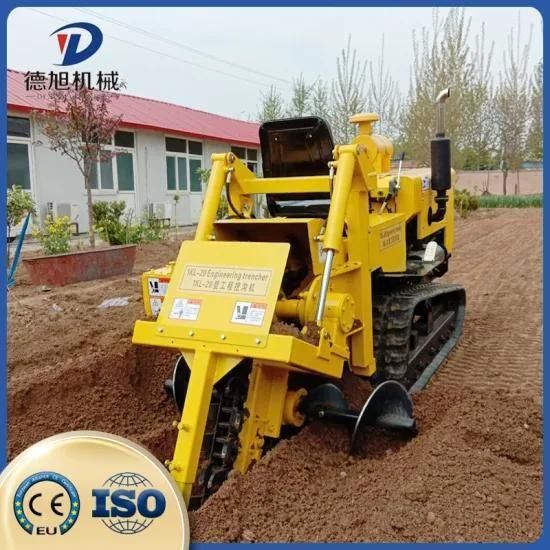 Continuous Trenching and Backfilling Equipment for Agriculture, Forestry and Orchard