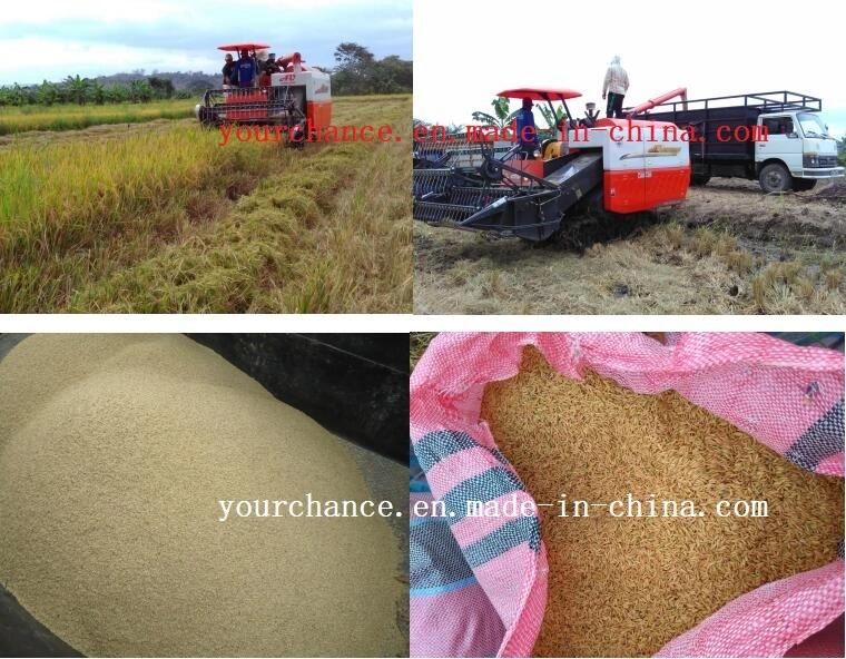 High Quality 4lz-4.0 Cheap Rice Wheat Combine Harvester with ISO Ce Pvoc Coc Certificate for Sale