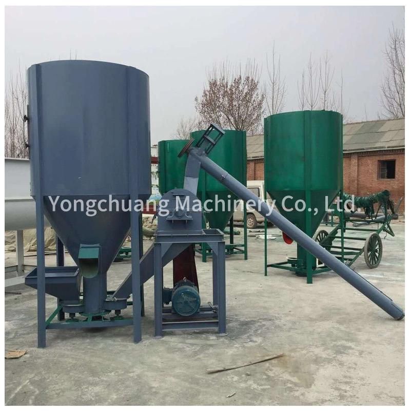 High Quality Poultry Feed Mixer Grinder Machine with Two Years Warranty