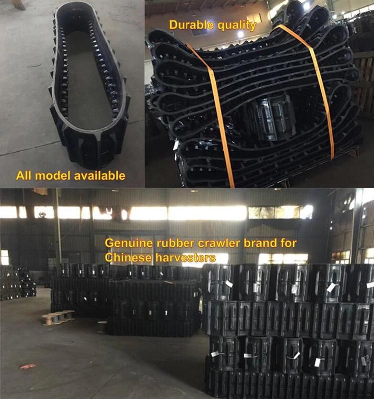 Harvester Spare Parts Rubber Crawler Prices