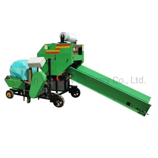 Easy Operated Wheat Straw Baler and Wrapper Machine Round Hay Balers