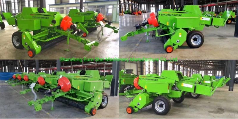 CE Round Hay Baler Mini Large Small Square Grass Silage Straw Packing Machine Baling Press Rectangular Farm Agricultural Tractor Power Tiller 9yk9010 Machinery