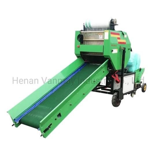 Farming Use Wheat Straw Round Baler Silage Baler and Wrapper Machine